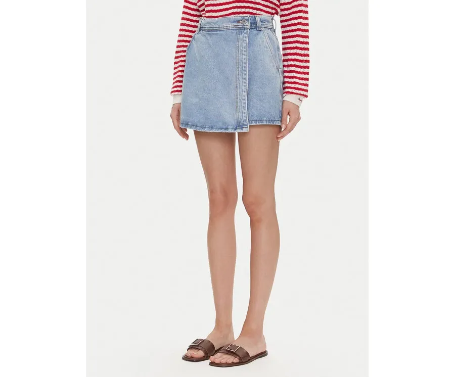 obrazek 1 Pepe Jeans Spódnico-szorty PL801187 Niebieski Regular Fit