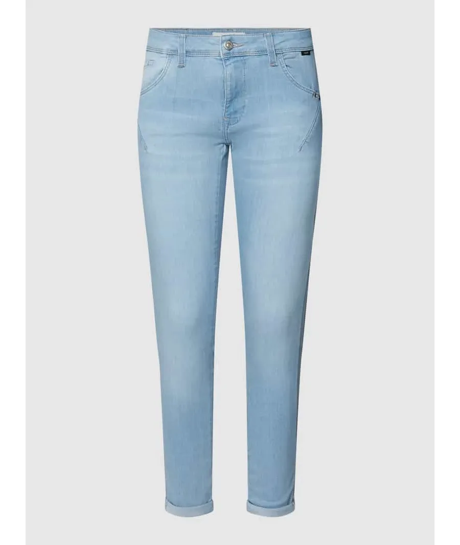 obrazek 1 Jeansy o kroju skinny fit z naszywką z logo model ‘LEXY’