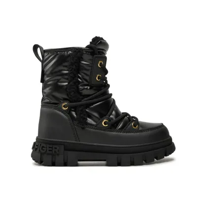 Zdjęcie Tommy Hilfiger Śniegowce Fur Boot T3A5-33610-1695 M Czarny