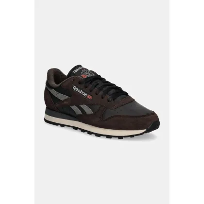 Zdjęcie Reebok Classic sneakersy skórzane Classic Leather kolor brązowy 100201111