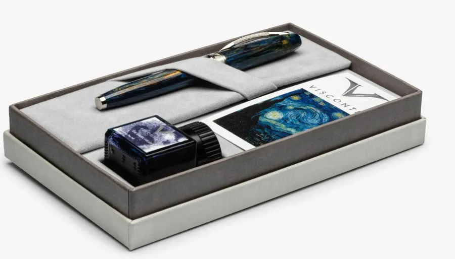 obrazek 6 Pióro wieczne Van Gogh Starry Night w stylowym opakowaniu
