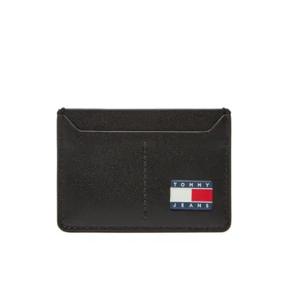 Zdjęcie Tommy Jeans Etui na karty kredytowe Tjm Heritage Leather Cc Holder AM0AM13410 Czarny