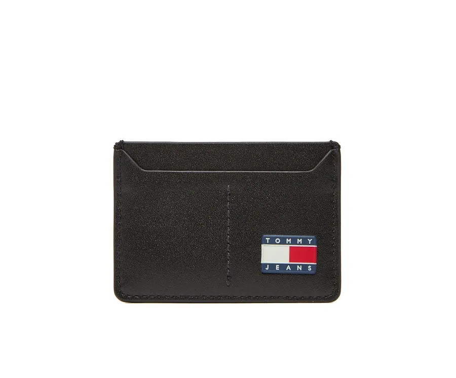 obrazek 1 Tommy Jeans Etui na karty kredytowe Tjm Heritage Leather Cc Holder AM0AM13410 Czarny