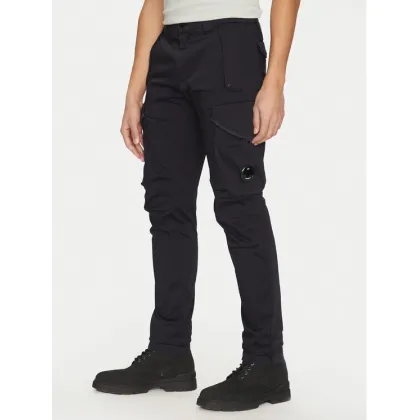 Zdjęcie C.P. Company Spodnie materiałowe 18CMPA058A005694G Granatowy Regular Fit