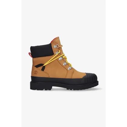 Zdjęcie Timberland workery Heritage 6 In Boot kolor brązowy na płaskim obcasie A2JWX-BROWN