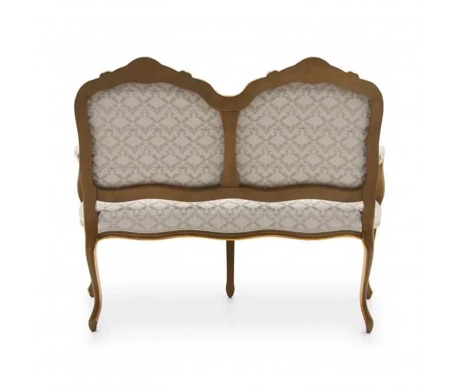 obrazek 2 Wyrafinowana sofa w stylu klasycznym ze strukturą drewna bukowego - Sevensedie