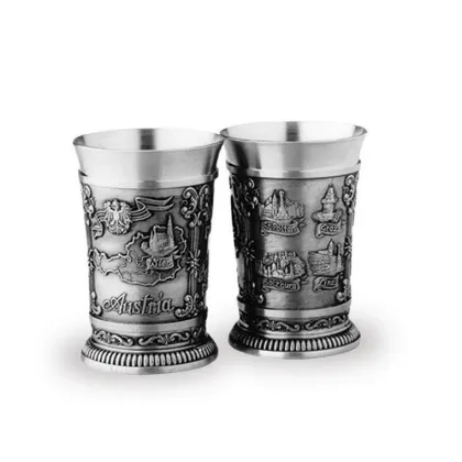 Zdjęcie Elegancki zestaw 2 kieliszków do wódki od austriackiej marki