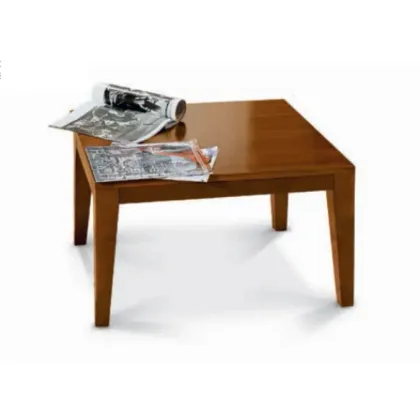 Zdjęcie Kwadratowy stolik kawowy z antycznym wykończeniem orzecha - Fratelli Mirandola