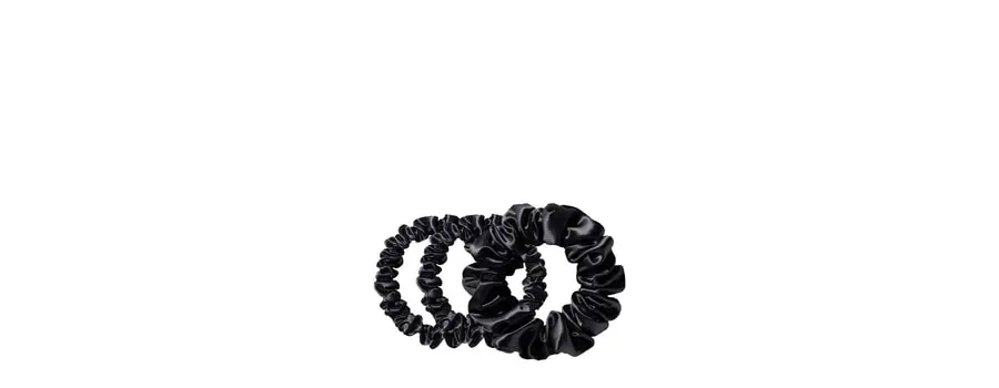 obrazek 1 Slip Pure Silk Back To Basics Assorted Scrunchies Black Gumka do włosów 3 szt.