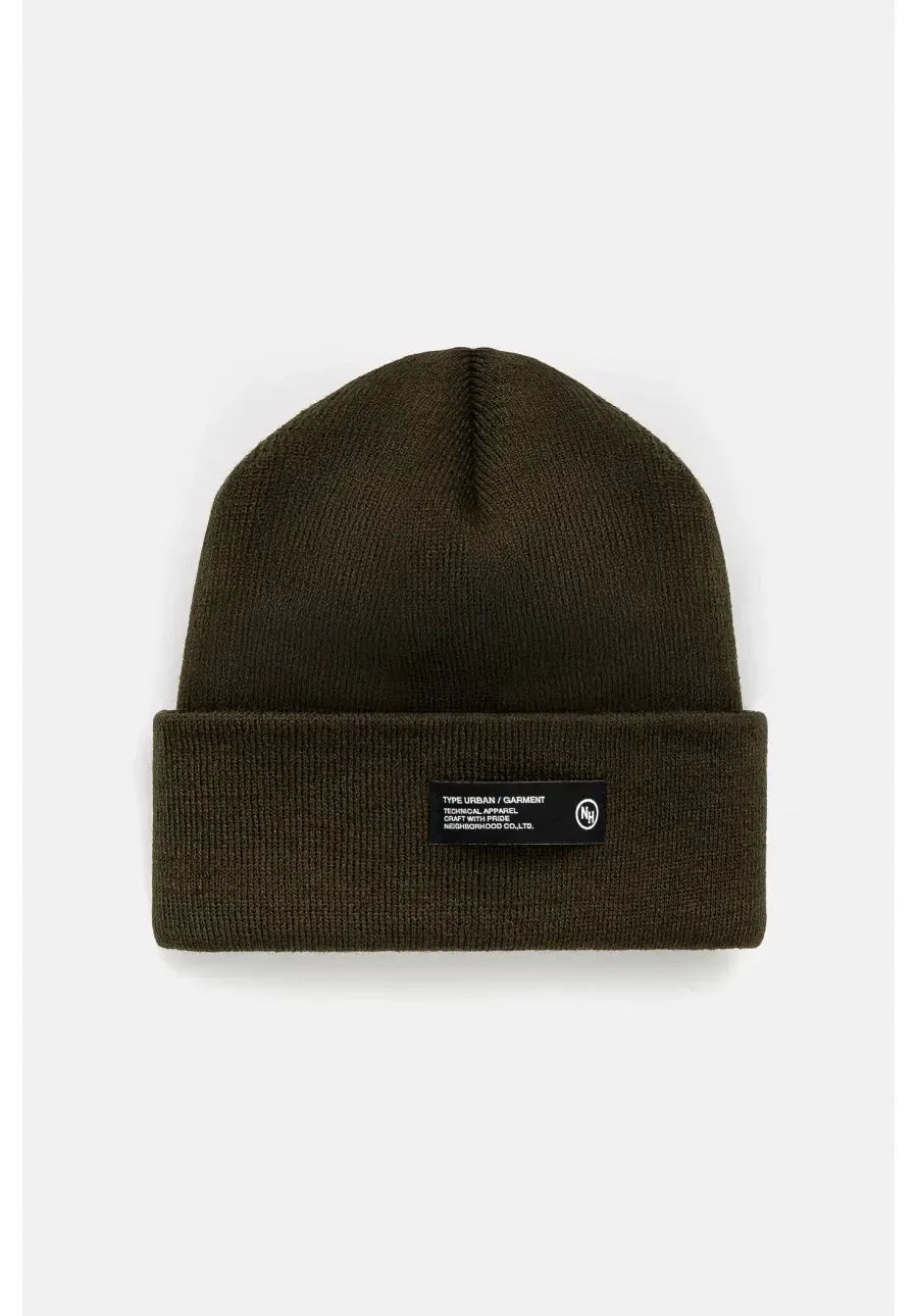 obrazek 1 NEIGHBORHOOD czapka Beanie kolor zielony 242YGNH.HT01