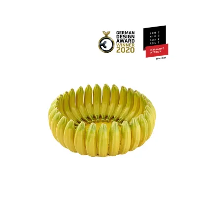 Zdjęcie Unikalna miska w kształcie bananów do jadalni - Bordallo Pinheiro
