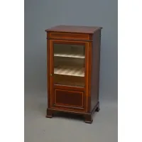 Zdjęcie Bardzo atrakcyjna edwardiańska, mahoniowa witryna/serwantka z 1900roku