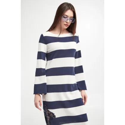 Zdjęcie Sukienka maxi w paski ERMANNO FIRENZE Ermanno Firenze