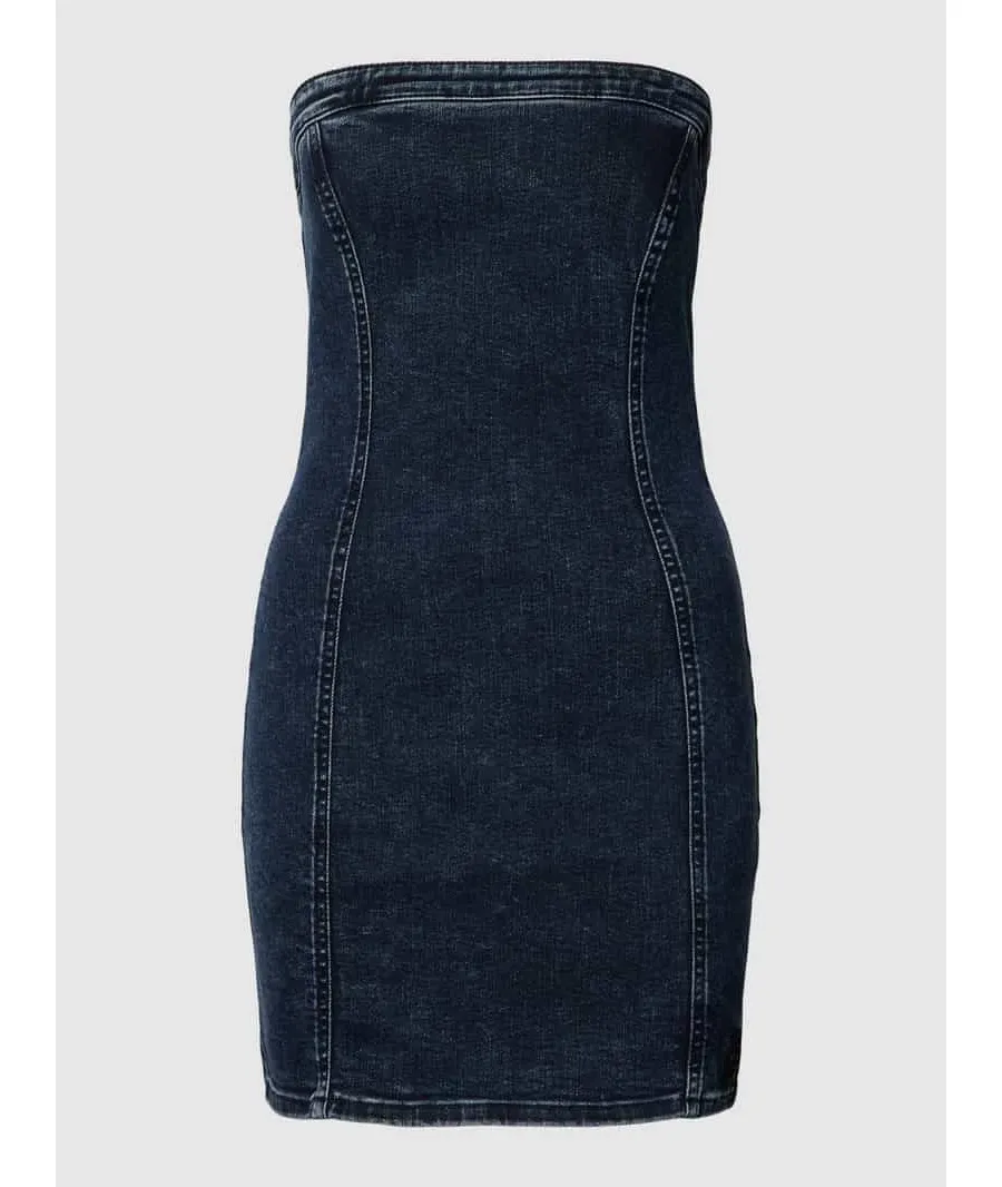 obrazek 1 Sukienka jeansowa z ozdobnymi szwami