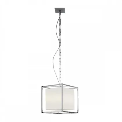 Zdjęcie Kwadratowa lampa wisząca H.100xL.32xP.32 cm