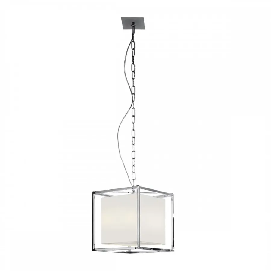 obrazek 1 Kwadratowa lampa wisząca H.100xL.32xP.32 cm
