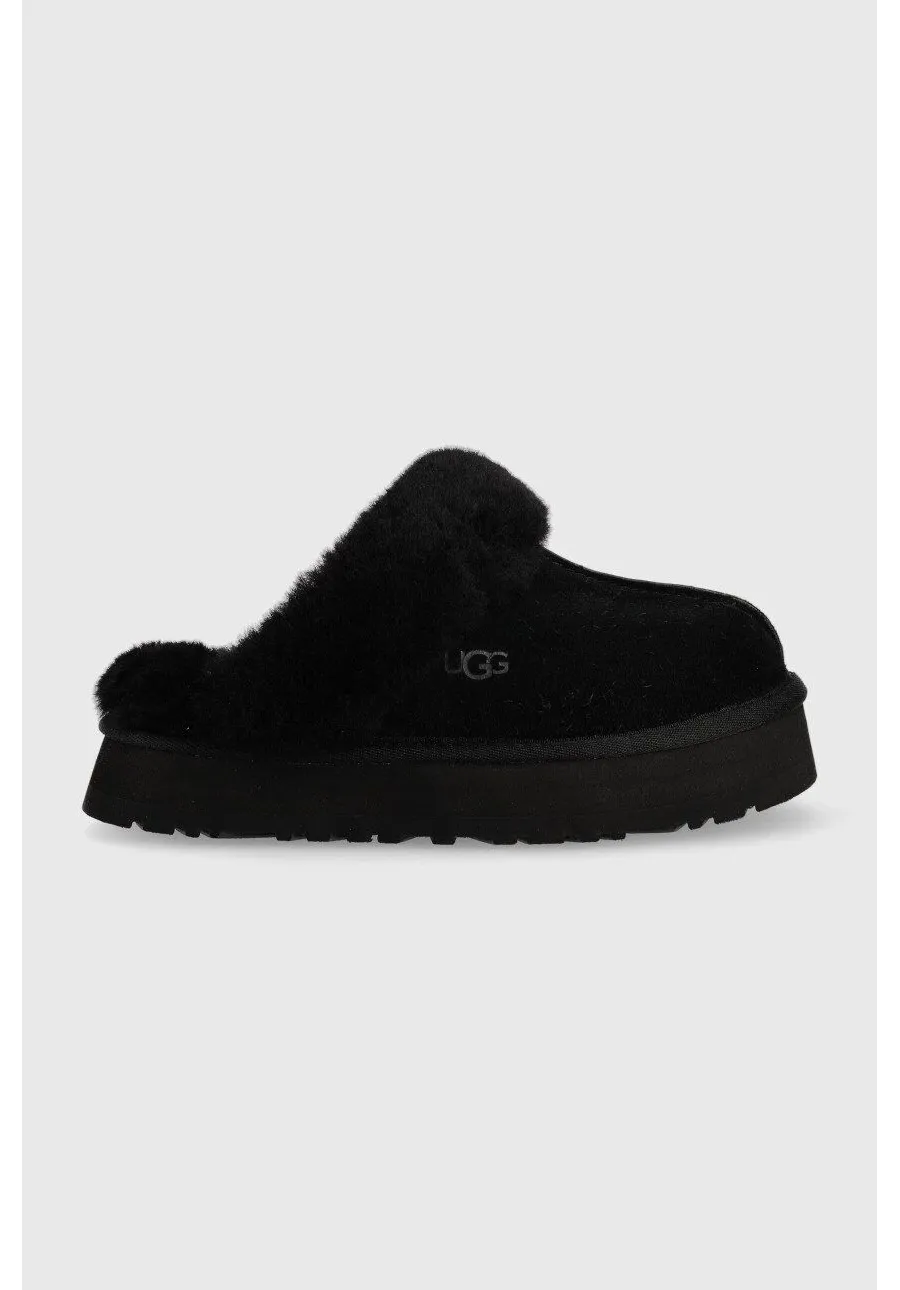 obrazek 1 UGG kapcie skórzane Disquette kolor czarny 1122550.BLK