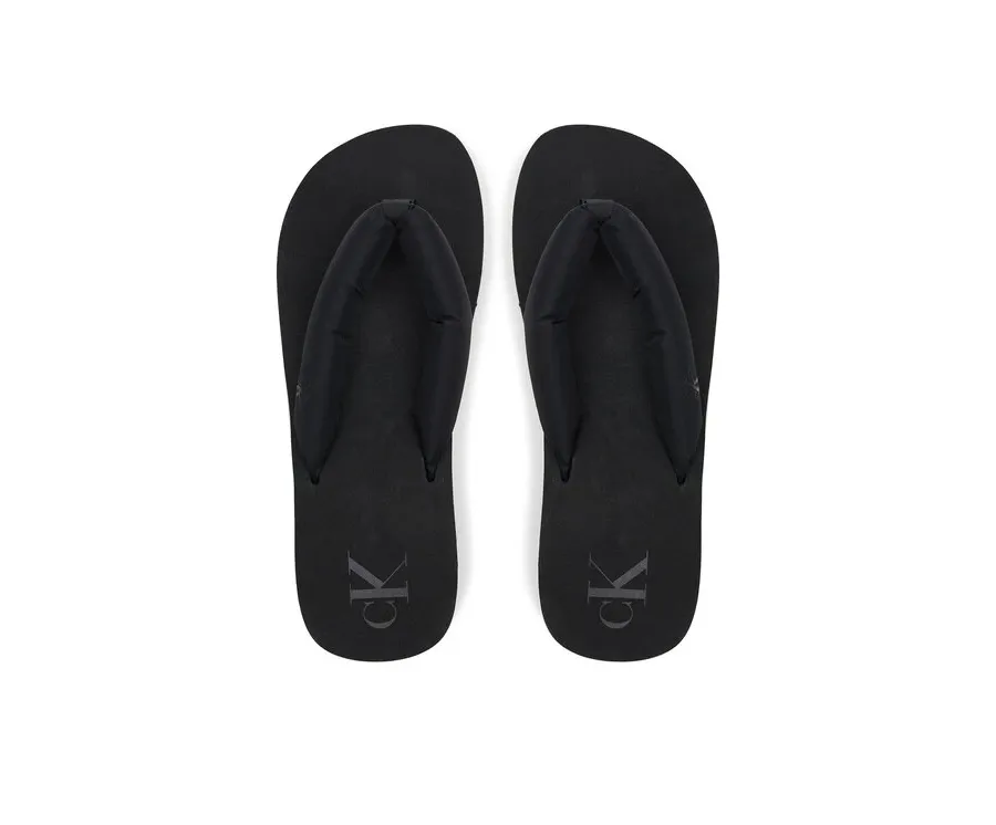 obrazek 1 Calvin Klein Jeans Japonki Beach Sandal Flatform Ttxr Satin YW0YW01723 Czarny