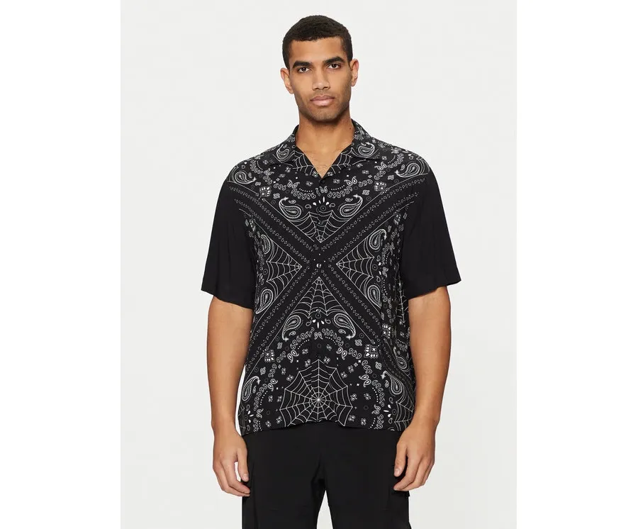 obrazek 1 HUGO Koszula Espino 50534252 Czarny Oversize