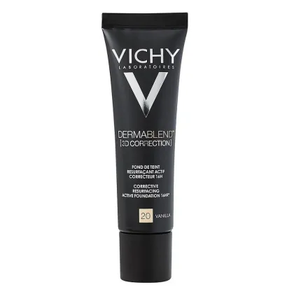 Zdjęcie Vichy Dermablend 3D Correction podkład wyrównujacy powierzchnię skóry 20 Vanilla 30 ml