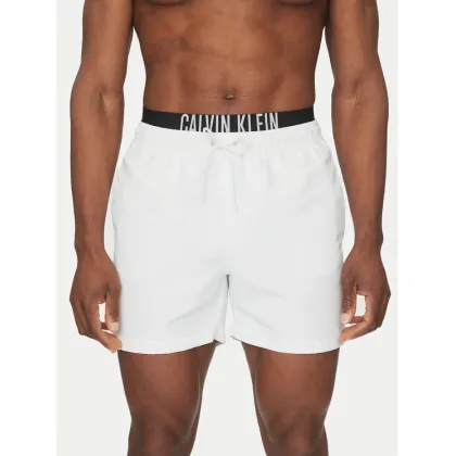 Zdjęcie Calvin Klein Swimwear Szorty kąpielowe KM0KM01093 Biały Regular Fit
