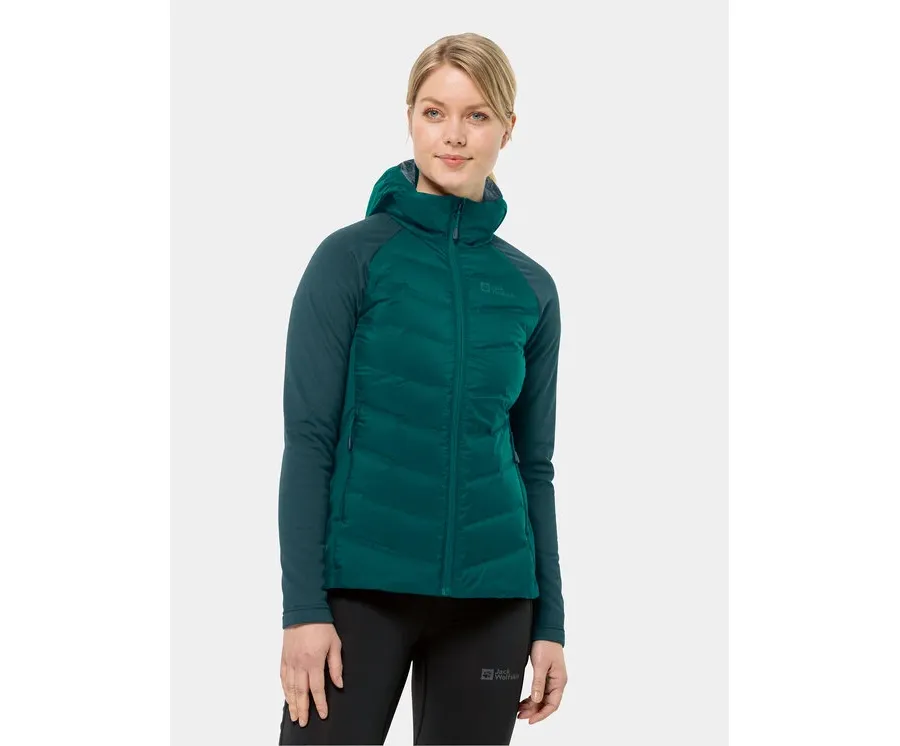 obrazek 1 Jack Wolfskin Kurtka outdoor Tasman Down Hybrid 1711331 Zielony Regular Fit