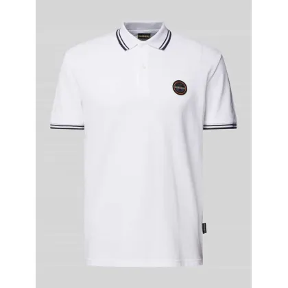 Zdjęcie Koszulka polo o kroju regular fit z naszywką logo model ‘MACAS’