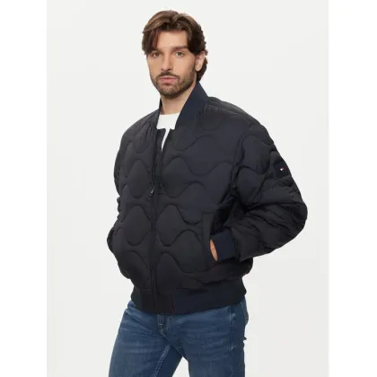 Zdjęcie Tommy Hilfiger Kurtka bomber MW0MW37341 Granatowy Regular Fit