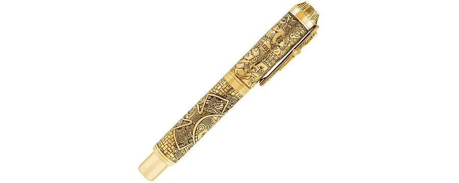obrazek 5 Bronze Fountain Pen Mayan Calendar Montegrappa