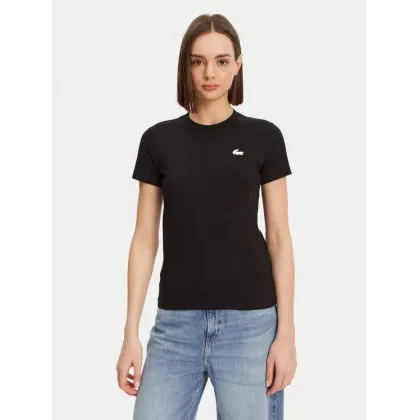 Zdjęcie Lacoste T-Shirt TF9246 Czarny Slim Fit