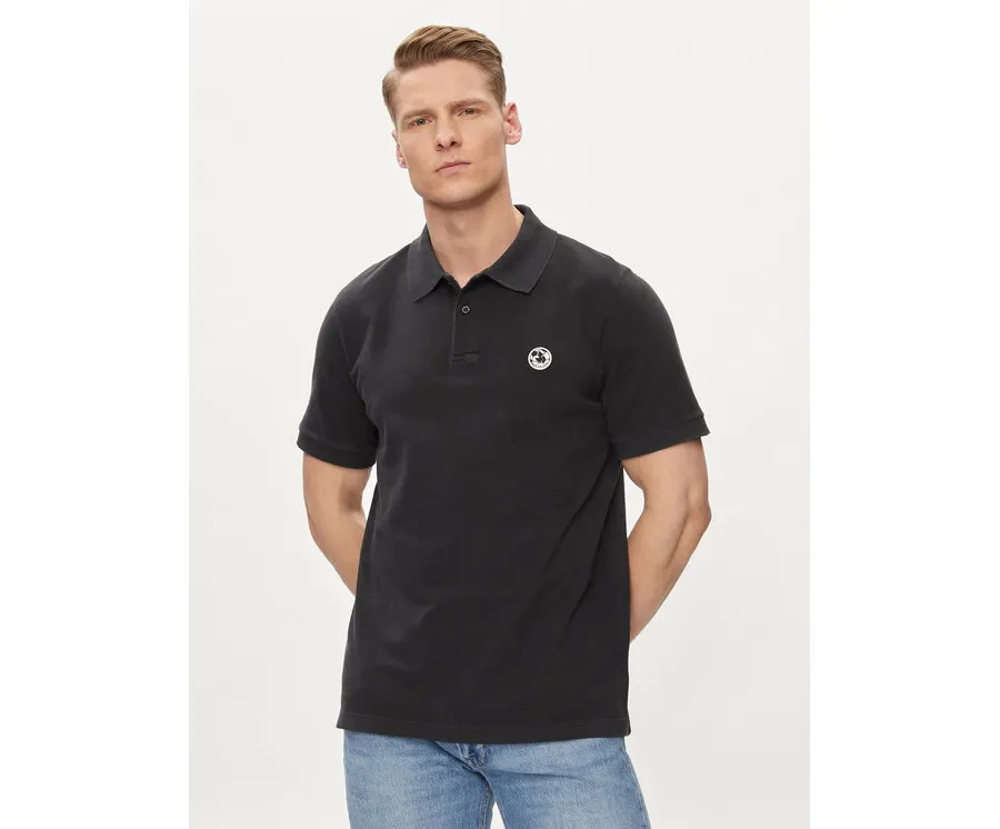 obrazek 1 Save The Duck Polo Ovidio DR1213M-BATE18 Czarny Regular Fit