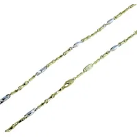 Picture Men's tubular chain polished finish cm.50