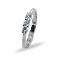 Picture Beautiful, stylish Trilogy ring with diamonds in gold
