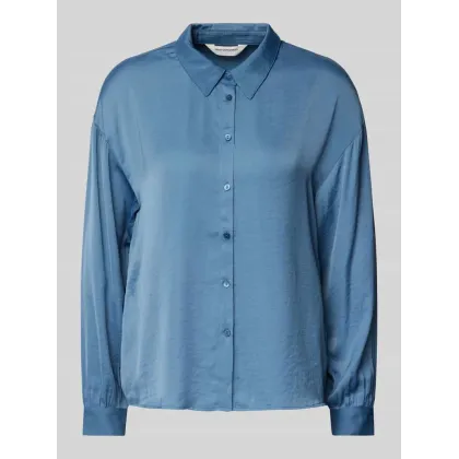 Zdjęcie Bluzka koszulowa o kroju regular fit z kołnierzykiem typu kent model ‘Sandelina’