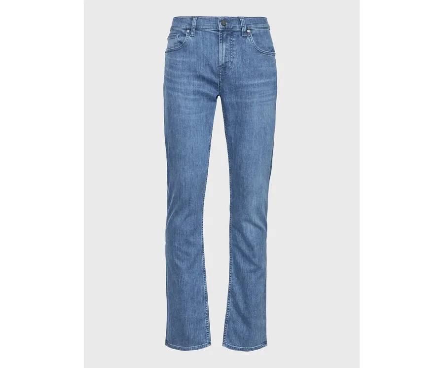 obrazek 1 7 For All Mankind Jeansy Slimmy JSMSB800XC Niebieski Slim Fit