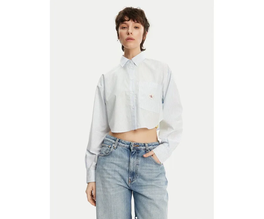 obrazek 1 Calvin Klein Jeans Koszula J20J225078 Błękitny Regular Fit