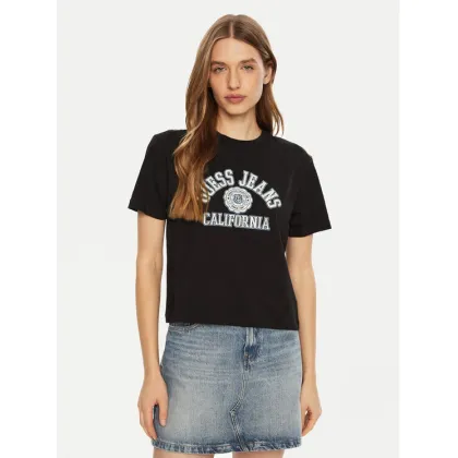 Zdjęcie Guess Jeans T-Shirt W5RI43 K8HM0 Czarny Regular Fit
