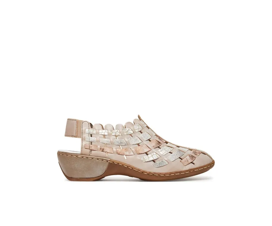 obrazek 1 Rieker Sandały 47156-43 Beżowy