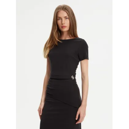 Zdjęcie Guess T-Shirt W5YP14 KAQL2 Czarny Regular Fit