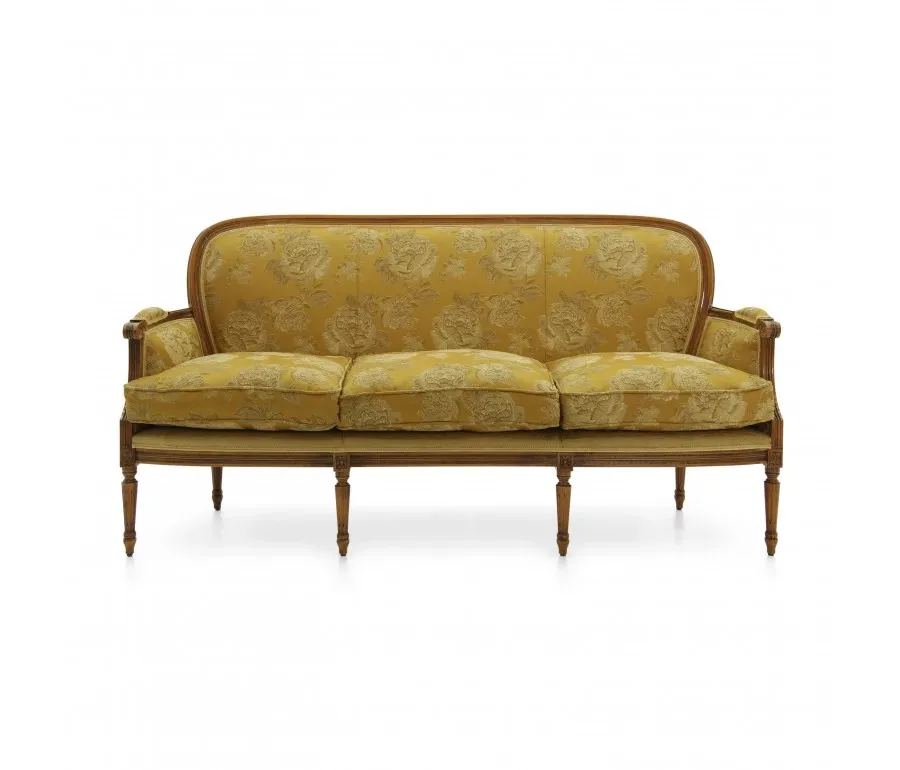 obrazek 1 Elegancka sofa w stylu Ludwika XVI o strukturze drewna bukowego - Sevensedie