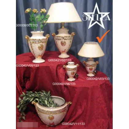 Picture A small ceramic table lamp