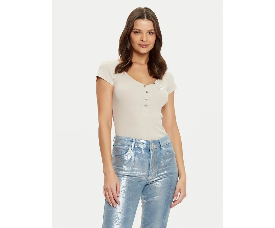 obrazek 1 Guess T-Shirt W4RP47 K1814 Szary Regular Fit
