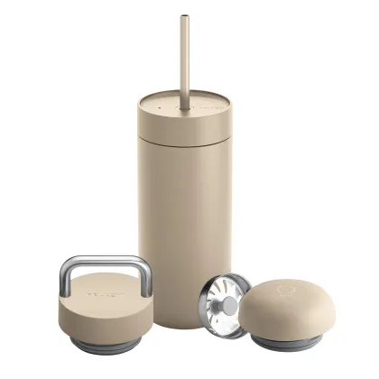 Zdjęcie Fellow - Carter Move Mug 3 w 1 - Kubek termiczny + 3 nakrętki - Piaskowy 473 ml FELLOW