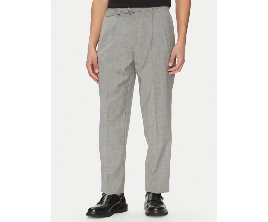 obrazek 1 Liu Jo Spodnie materiałowe QA5091 T3991 Szary Regular Fit