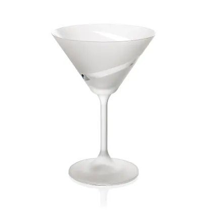 Zdjęcie Luksusowy zestaw 2 kieliszków do martini ze spiralną dekoracją – IVV