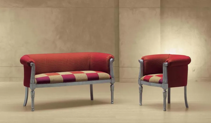 obrazek 1 Oryginalna sofa i fotel w stylu antycznym do wyszukanego wnętrza – Morello Gianpaolo