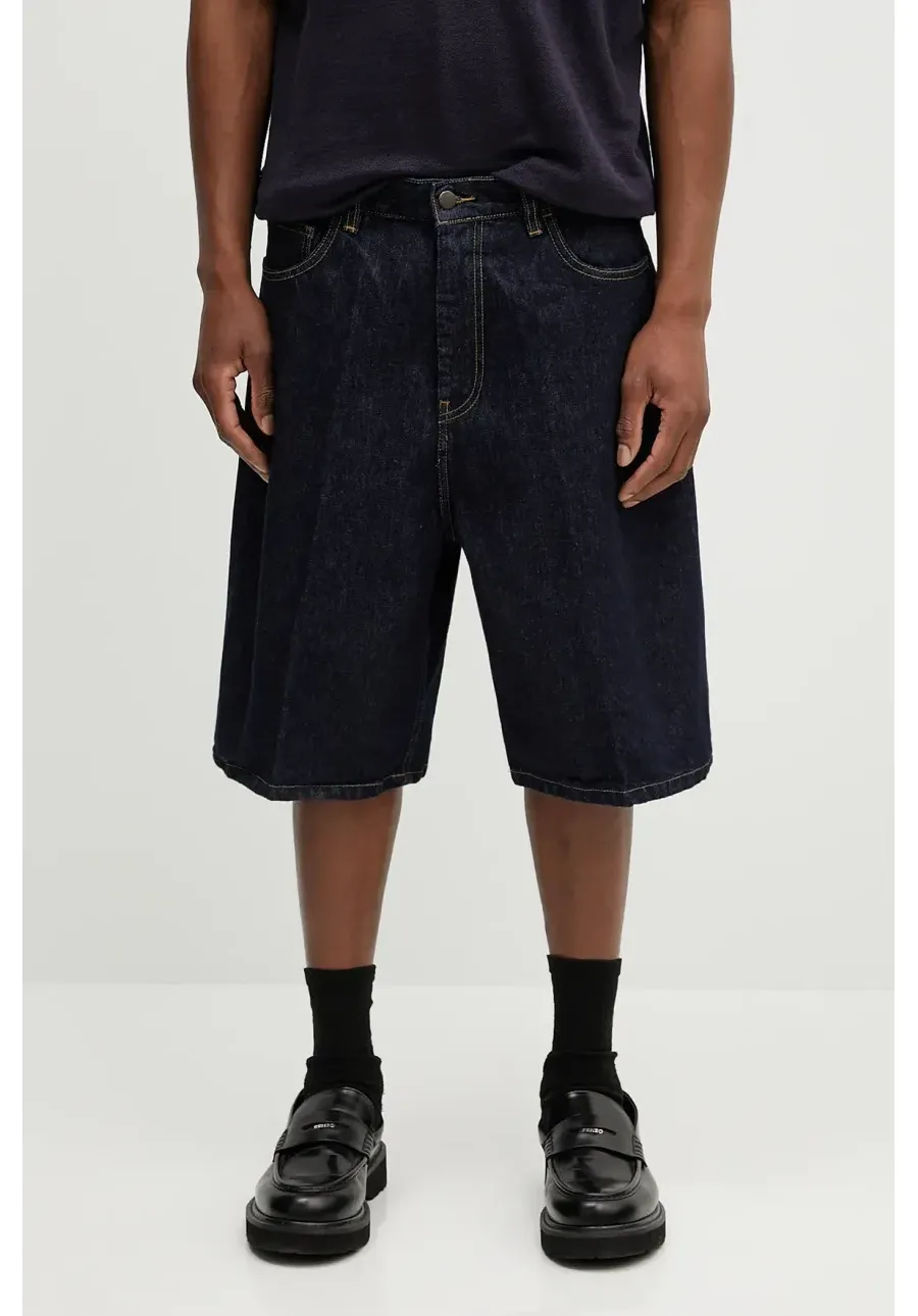 obrazek 1 Carhartt WIP szorty jeansowe męskie kolor niebieski