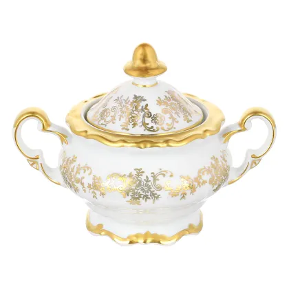 Zdjęcie Piękna porcelanowa cukiernica