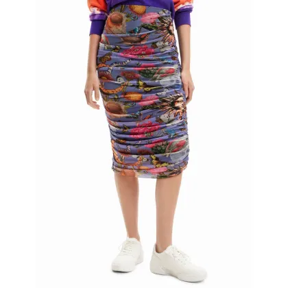 Zdjęcie Desigual Spódnica midi Vila 23SWFK11 Kolorowy Slim Fit