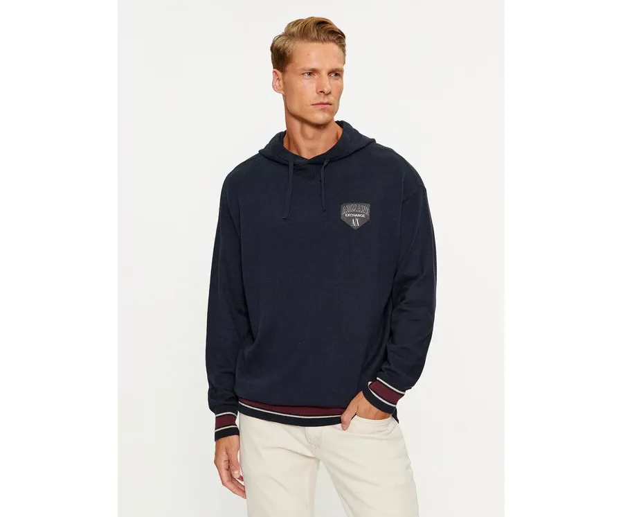 obrazek 1 Armani Exchange Sweter 6RZM2A ZM3FZ 1510 Granatowy Regular Fit